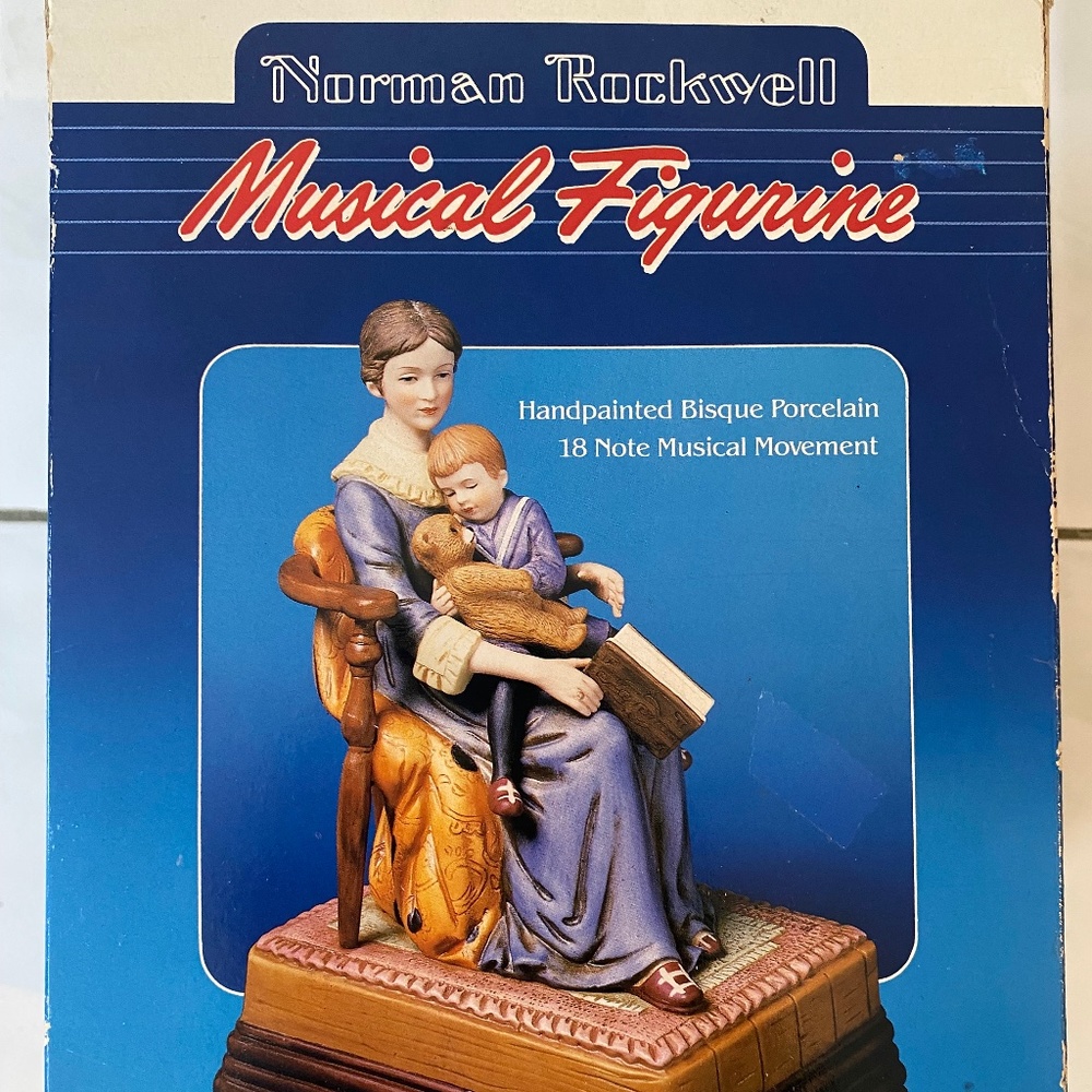Norman Rockwell musical figurine